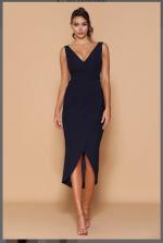Brand new beautiful navy bridesmaid dress by Les Demoiselle